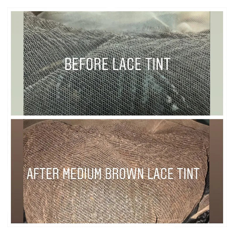 Lace Tint Spray For Lace Wigs Dark Brown Middle Brown Light Brown Lace Tint Spray For Closures, Wigs And Closure Front 100Ml
