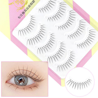 14mm Dream Deer False Eyelashes Lash V-shaped Natural Transparent Makeup Tools Lash Clusters Cosplay Cosmetics Fake Eyelashes