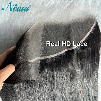 7x7 6x6 5x5 HD Lace Closure Pre Plucked Full 13x4 13x6 HD Lace Frontal Only Small Knots HD Lace Melt Skins Human Hair For Women