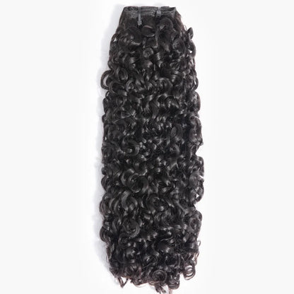 Vietnamese Hair Pixie Curls Bundles Double Drawn Kinky Curly Virgin Hair Bulk Extensions Raw Indian 12A Spirals Curly Human Hair