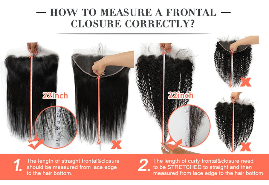 13X6 Lace Frontal 100% Human Hair 13X4 Straight Skinlike Real HD Lace Frontal Only Transparent Pre Plucked Virgin Raw Brazilian