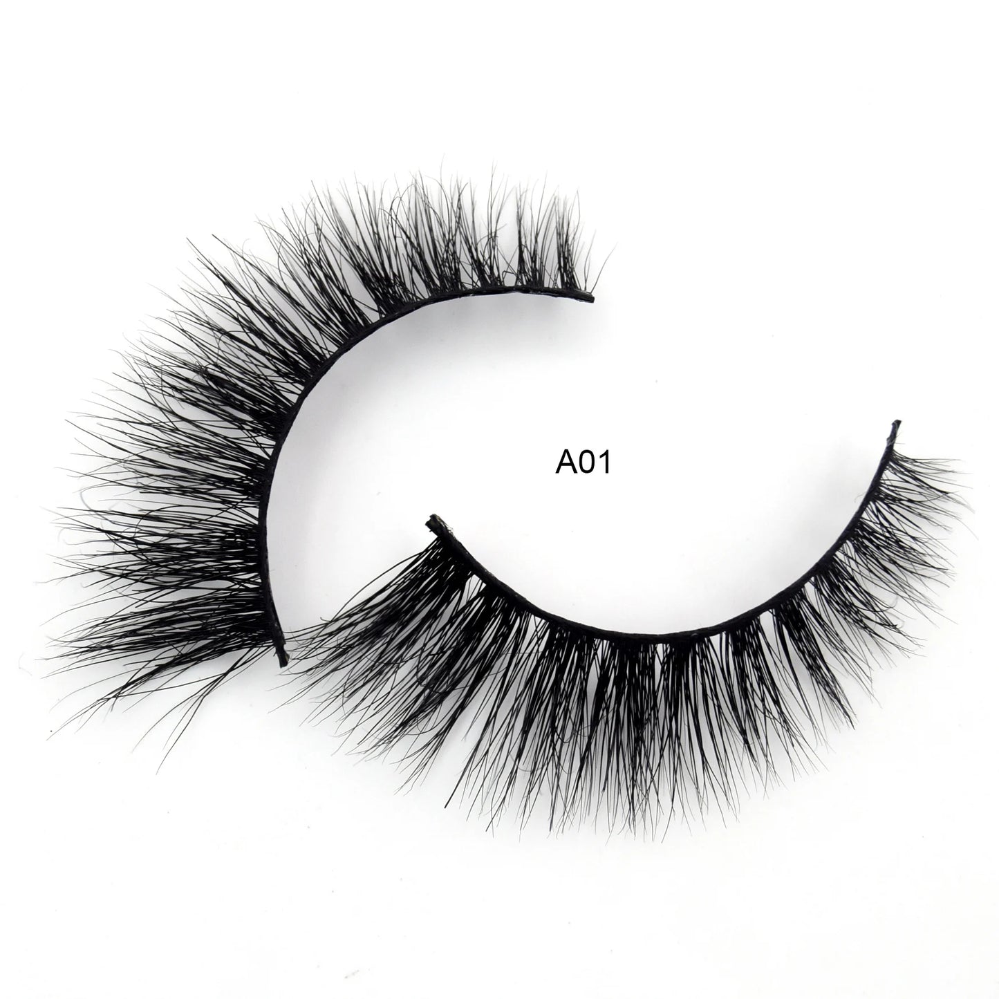 Visofree Mink Eyelashes 3D Mink Lashes Thick Crisscross Winged Eyelashes Cruelty Free Mink 1 Pair/box False Lashes D22