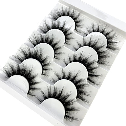 Faux Mink Eyelashes Natural 3D Mink Lashes Volume False Eyelashes Dramatic Thick Fake Eyelash Extension Makeup Tool Maquiagem
