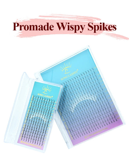 Song Lashes A Shape Wispy Fairy+V-shaped Lower Eyelashes+Wispy Spikes High Quality Eyelash Extension Group Makeup Supplies