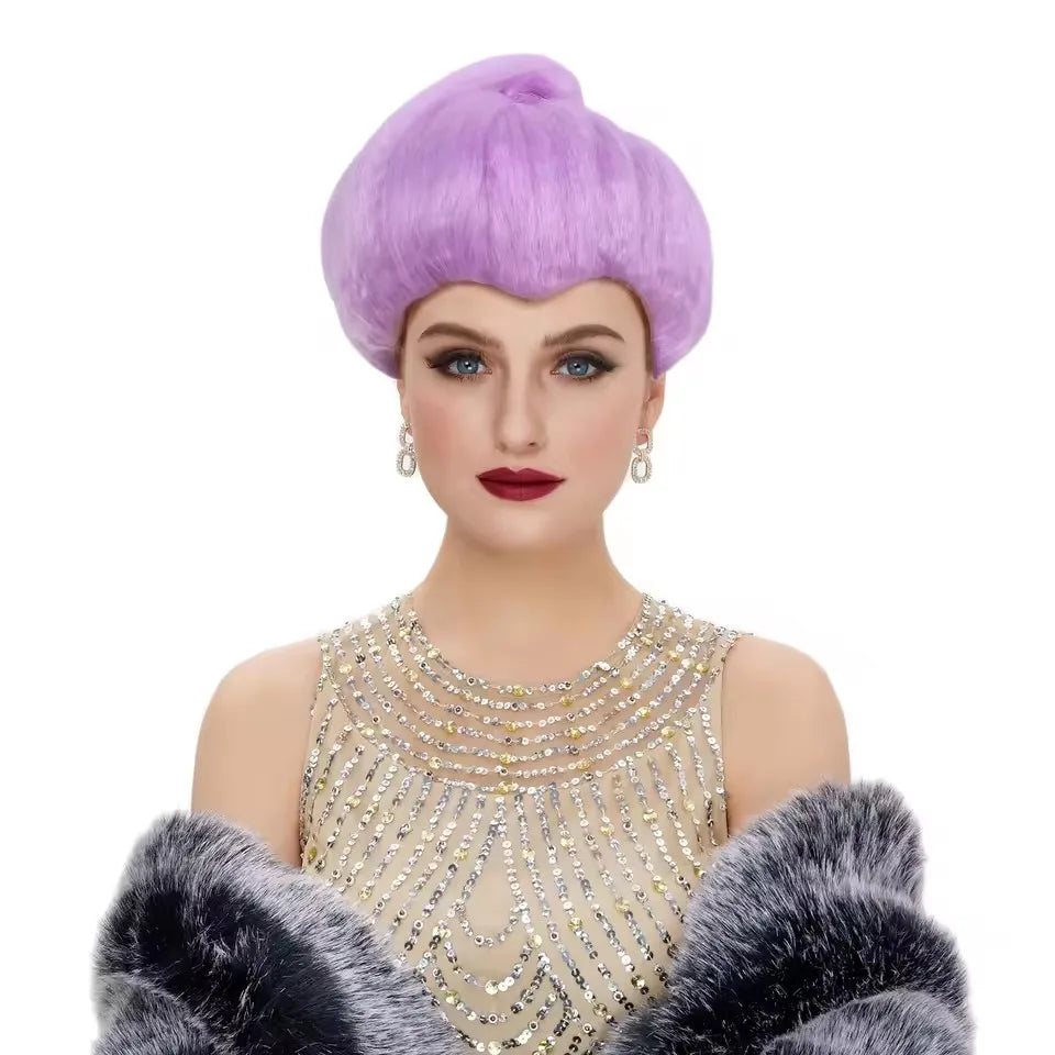 WHIMSICAL W REEWES Fantasy Fairy Godmother Wig for Women Cosplay Accessory Synthetic Fiber Wigs