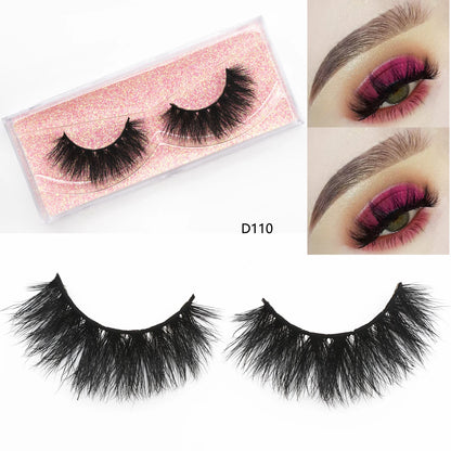 3D Mink Lashes Fluttery 3D Mink Lash Baby Doll Look Makeup Mink False Eyelash Round Shape 15mm Wispy Natural Eyelashes Full Lash
