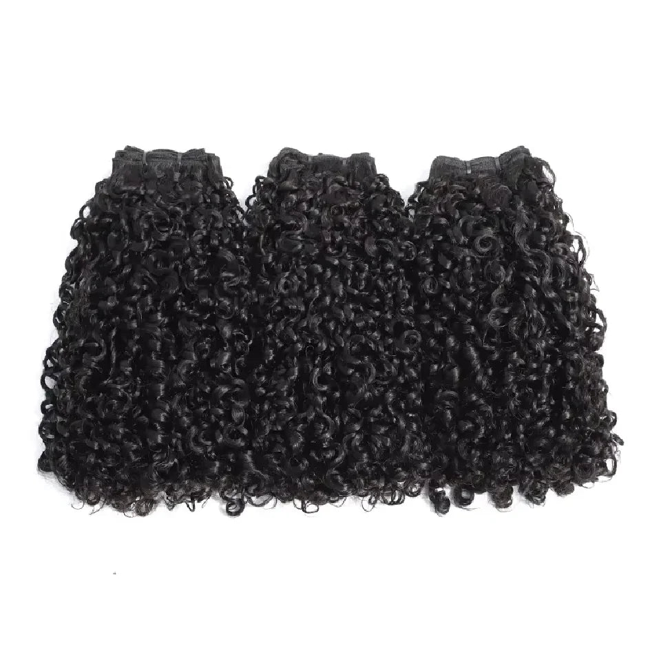 Vietnamese Hair Pixie Curls Bundles Double Drawn Kinky Curly Virgin Hair Bulk Extensions Raw Indian 12A Spirals Curly Human Hair