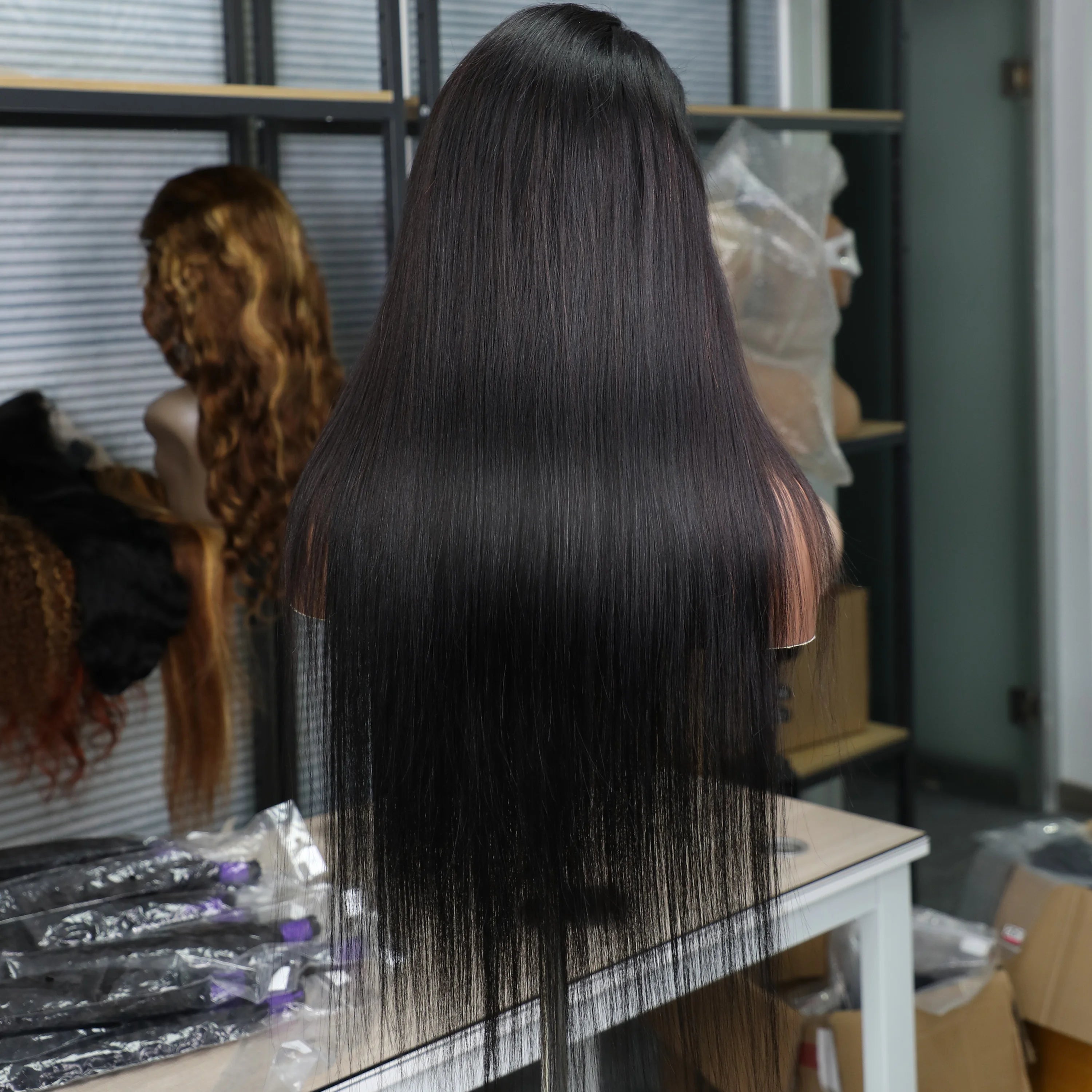 360 Full Lace Wig 13x6 Lace Front Human Hair Wigs For Women 30 34 Inch Brazilian Bone Straight Transparent Lace Frontal Wig 200%