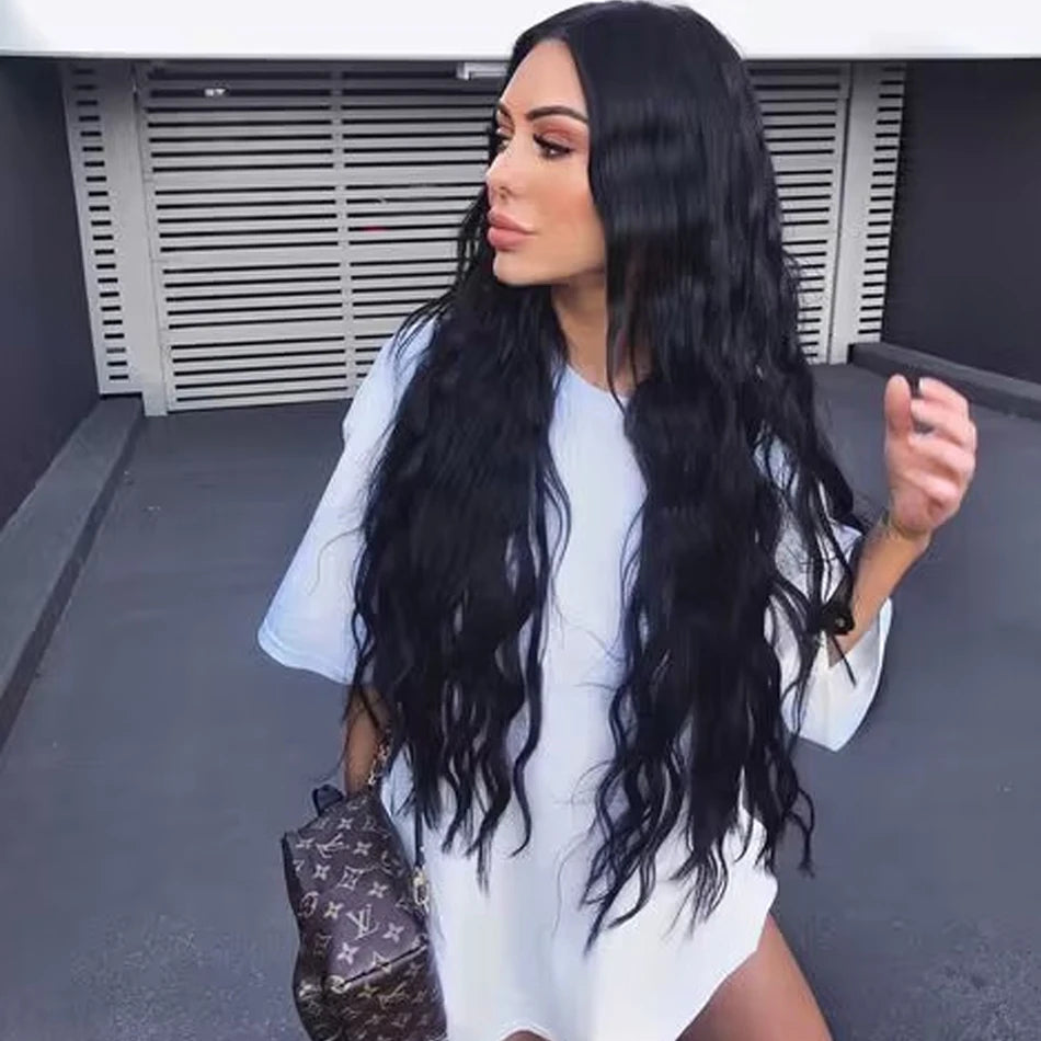 Peruvian Natural Wave Hair Extensions With Closure Human Hair Bundles With Closure 100% Remy Human Hair 4x4 Closure With Bundles