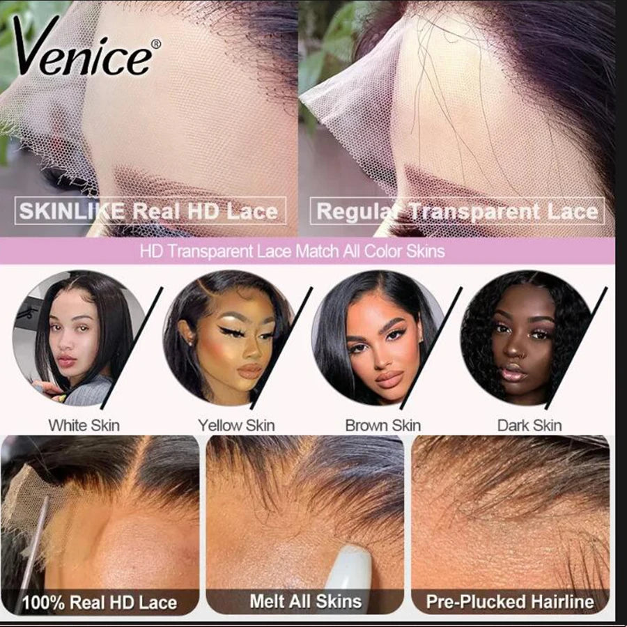 HD Transparent Lace Frontal Closure Only Straight 13x4 13x6 Lace Frontal Only 5x5 6x6 HD Closure Human Hair PrePlucked