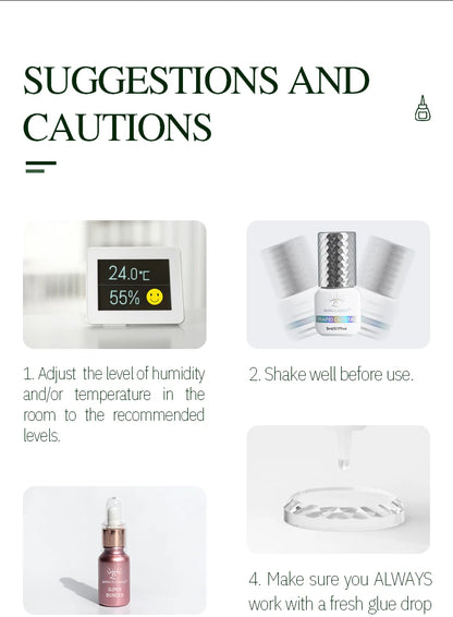 SONG LASHES Euelashes Glue 0.5 -1 Sec Drying For Eyelash Extensions  5ml transparent Clear Glue  False lash glue tools