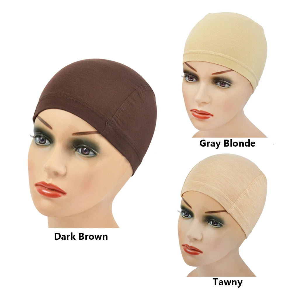 Bamboo Fiber Wig Cap for Women Comfortable and Elastic Wig Cap Wearing under Wigs