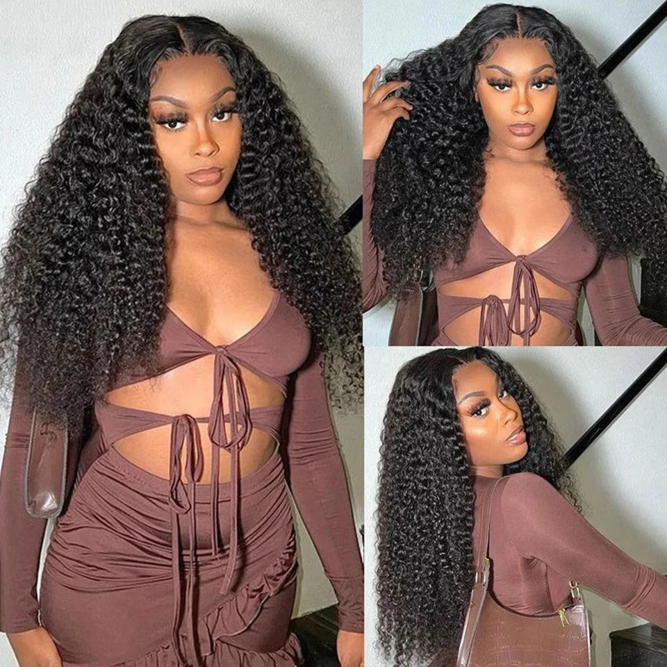 Brazilian Kinky Curly Human Hair Bundles 1/3/4 Pieces Jerry Curly Natural Hair Extensions Woman Wet And Wavy Human Hair Bundles