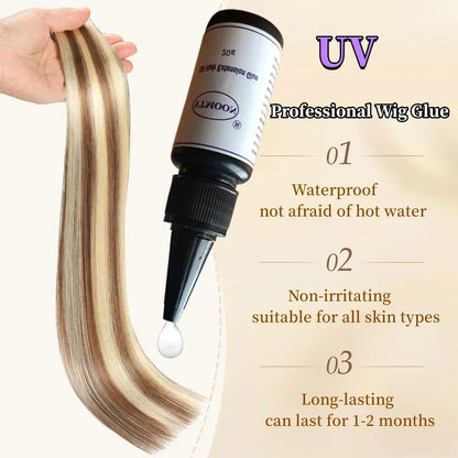20g UV GLUE for Hair Extension Wig Adhesive Bonding Lasting No Irritant Waterproof oil proof Professional Barbershop accessories