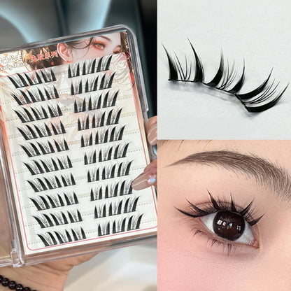 Sunflower DIY False Eyelashes Clusters Extensions Individual Lashes Cluster Natural Thick Segmented Eyelashes Bundles Wholesale