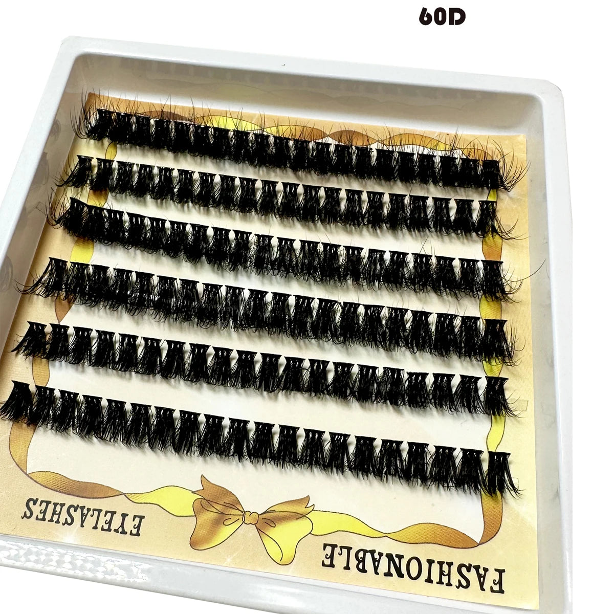 300/120PCS 5D Fluffy Cluster Lashes 30D-100D Natural Thick Eyelash Clusters Individual Lashes DIY Eyelashes Extension Makeup