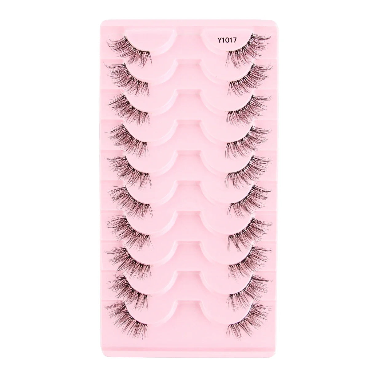 Cat Eye Lash 3/5/10 Pairs Half Lashes Natural Long False Eyelashes Wispy 3D Mink Lashes Volume Faux Cilios Extension Makeup Tool