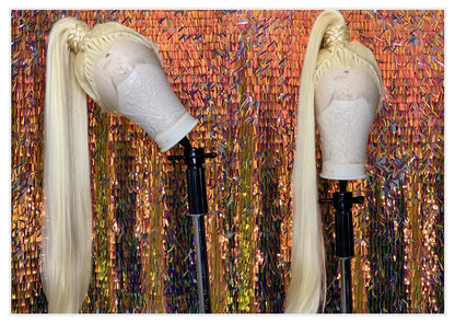 Real 13x4 13x6 HD Lace Frontal Wig 613 Blonde Lace Front Wig Human Hair Bone Straight Human Hair Wigs Pre Plucked with Baby Hair