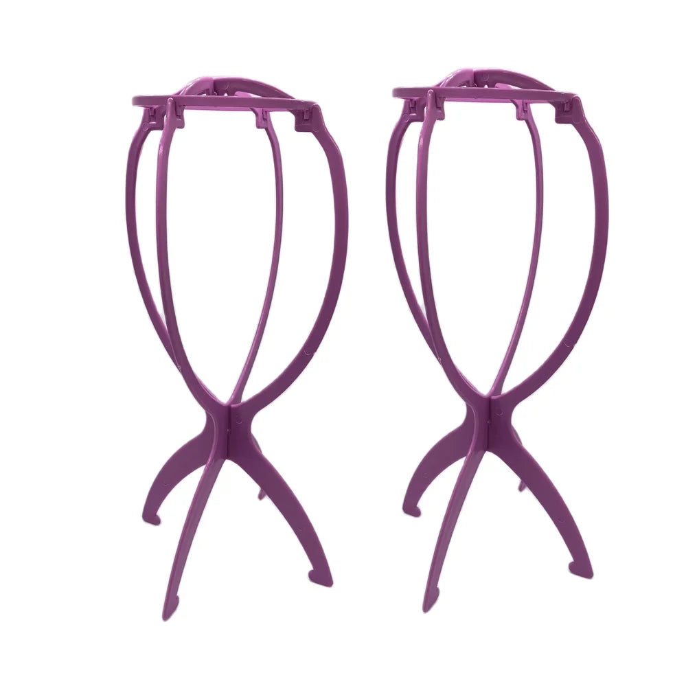 2 pcs stand 36cm Desk Stand Portable Wig Stand Wig Stands Portable Wig Hanger Salon Barber Hanging Hats Holder Display Stand