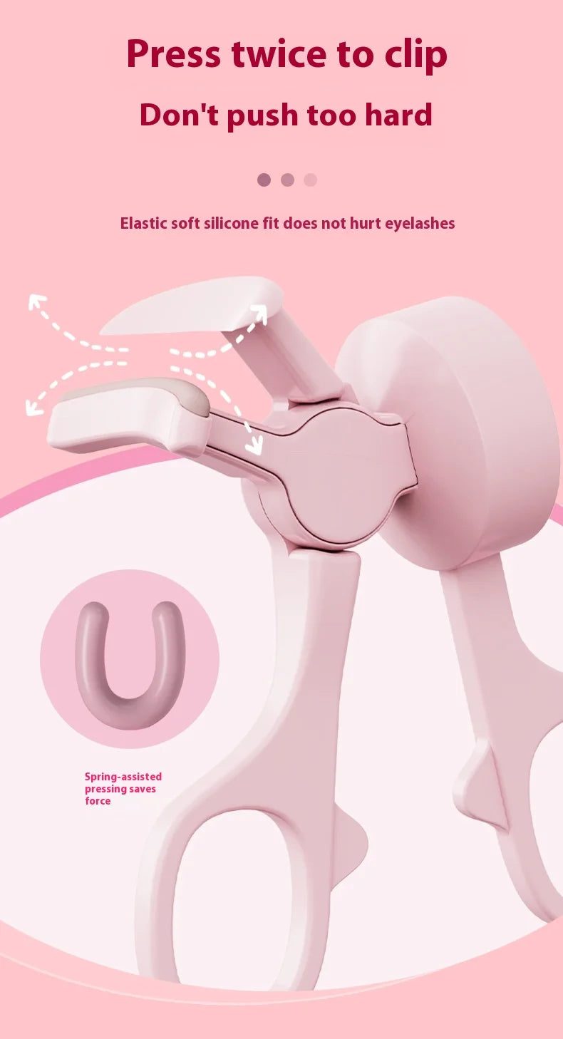 Electric eyelash curler, long-lasting styling, easy and perfect curling all day long, portable electric eyelash curler