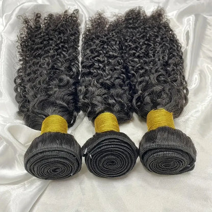 Mongolian Kinky Curly Human Hair Bundles Natural Jerry Curl Remy Hair Weave Bundle Raw Human Hair Extensions 1 3 4 Bundles Deal