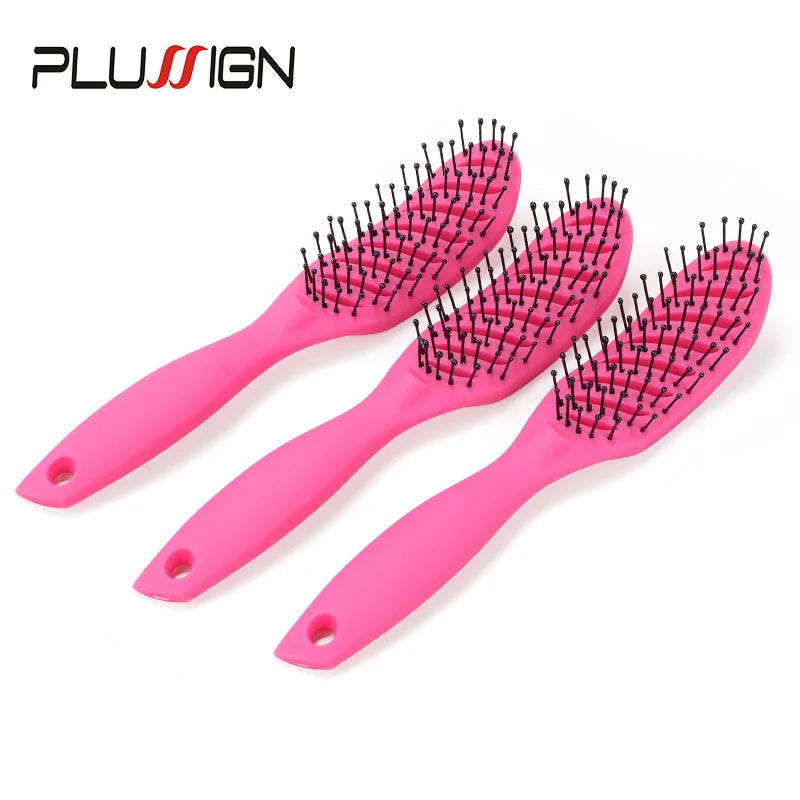 Salon & Home Use Anti Static Hair Brush Tangle Free Pocket Comb Hair Massage Scalp Brush Electric Ionic Styling Hairbrush