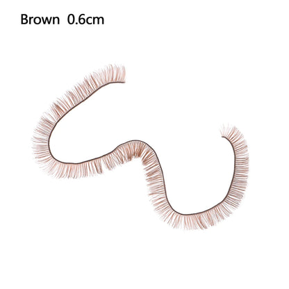 5PCS Doll False Eyelashes DIY Eye Lash Black Brown Simulation Fake Lashes For Kids Holiday Gifts Toy Decor Dolls Accessories