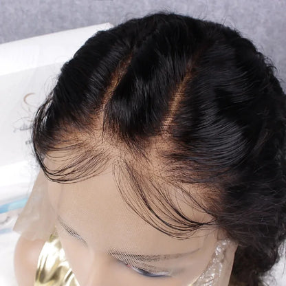 Cheap 360 Lace Front Wigs Human Hair Body Wave Full Lace Frontal Human Hair Wigs Raw Indian Glueless 38Inch HD Lace Front Wig