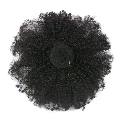 Mongolian Afro Kinky Curly Hair Bundles 8-28 inch 100% Human Hair Bundles 1/3/4 pcs Lots Remy Hair Weaves Short Curly Hair