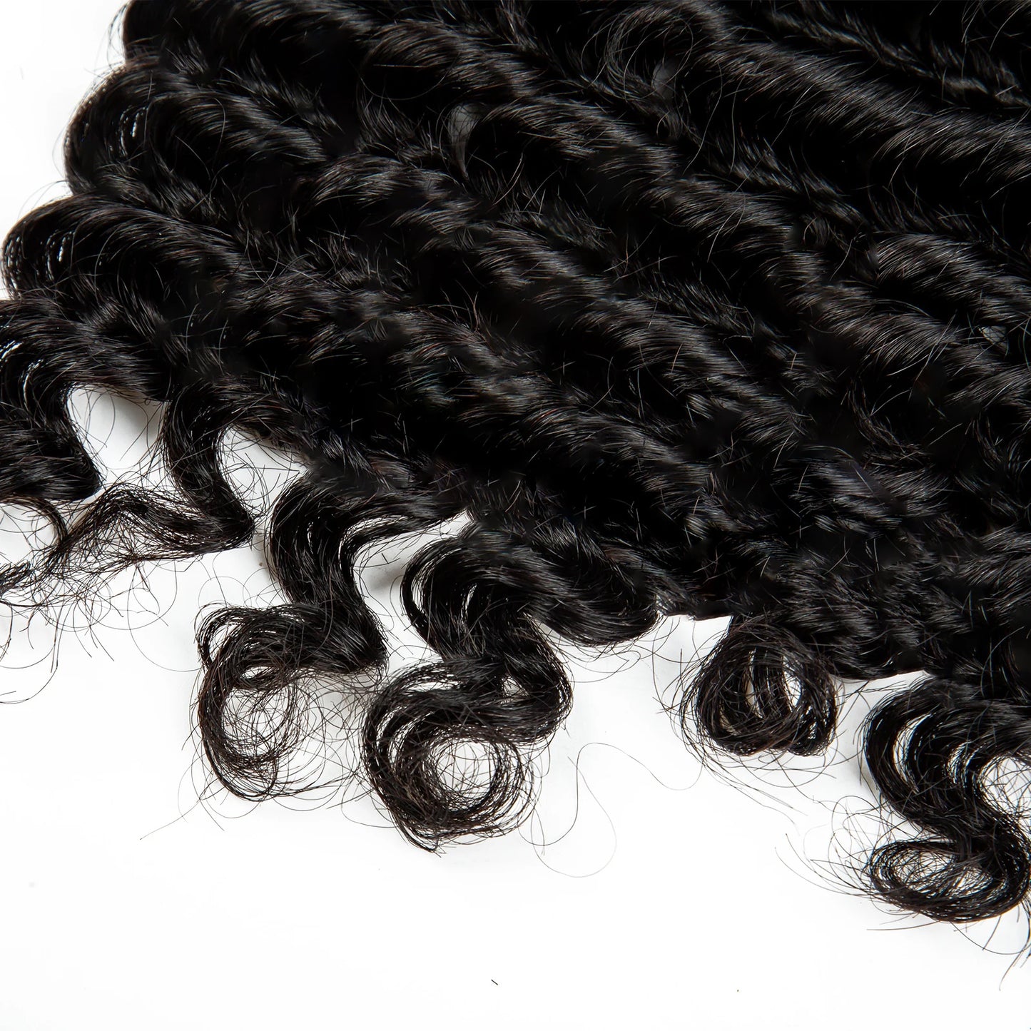 Deep Wave Bulk Human Hair for Boho Braids No Weft 100% Virgin Human Hair Bulk for Braiding Curly Extension Bundles for Women