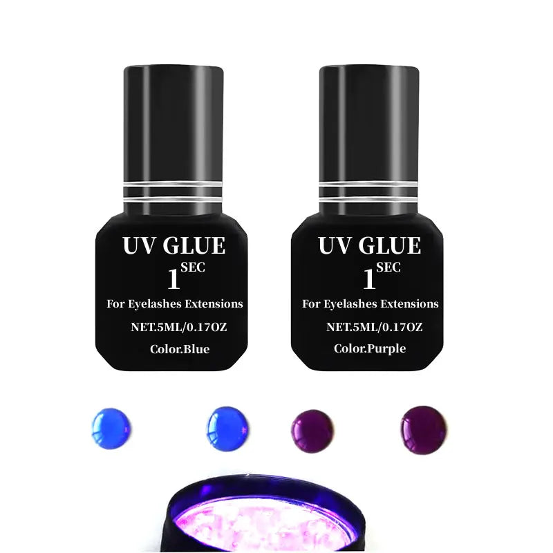 UV Lashes Glue For Eyelashes Extension Adhesive Gel Waterproof Lasting 1S Quick Dry Adhesive No Irritant Korean Makeup Tools