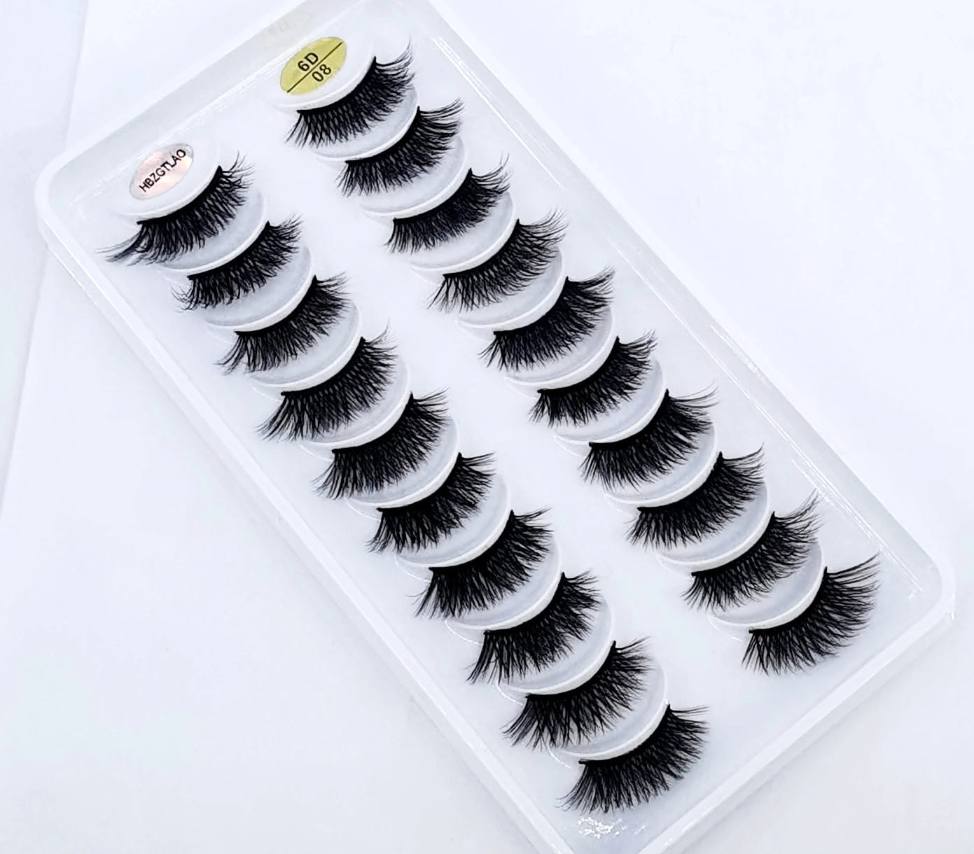 10 Pairs Crisscross Half Eye Lashes Natural False Eyelashes Handmade Faux 3D Mink Lashes Makeup Tools Eyelash Extension
