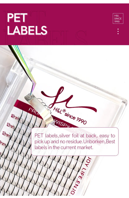 Wispy Fairy Eyelashes Individual Cluster Spikes Lash Wispy Premade Russian Matte Promade Wispy Spikes False Eyelash Extensiones