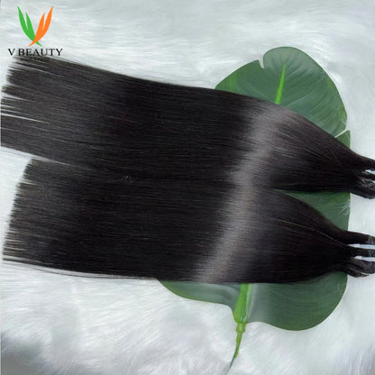 Raw Vietnamese Hair Bundles 16A Grade Virgin Human Hair Double Drawn Bone Straight Natural Color Hair Bundles Unprocessed