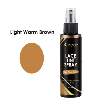 Lace Tint Spray For Lace Wigs Dark Brown Middle Brown Light Brown Lace Tint Spray For Closures, Wigs And Closure Front 100Ml