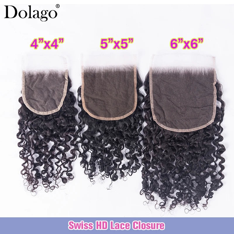 2x6 4x4 5x5 6x6 HD Lace Closure With Bundles Burmese Curly Human Hair Bundles With Closure Raw Weaves Human Hair With Closures