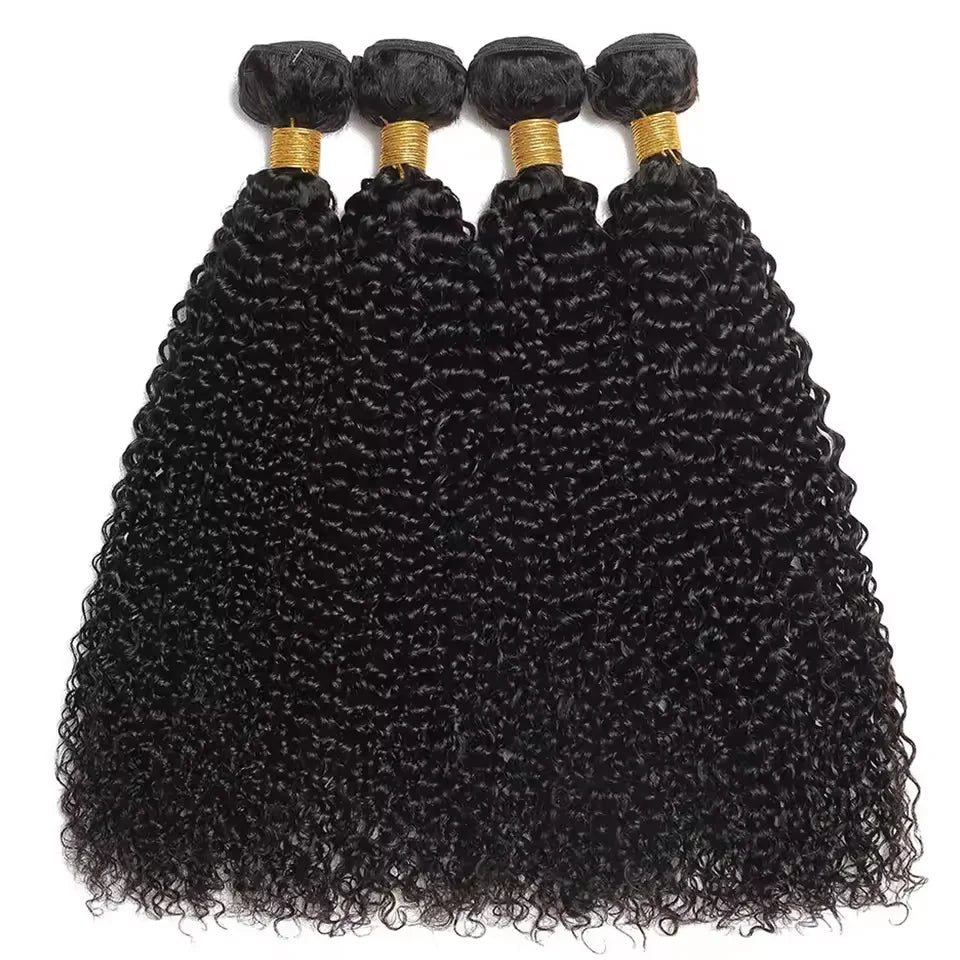 Brazilian Hair Weave Bundles 8-22 Inch Kinky Curly Wave Bundles Human Hair Wig 100% Human Hair Wig 180 Density For Black Women