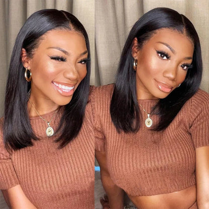 12A Malaysian Straight Bundles With Closure 3 Bundles With Closure Unprocessed Virgin Short Bob Tissage Bouclé Cheveux Humain