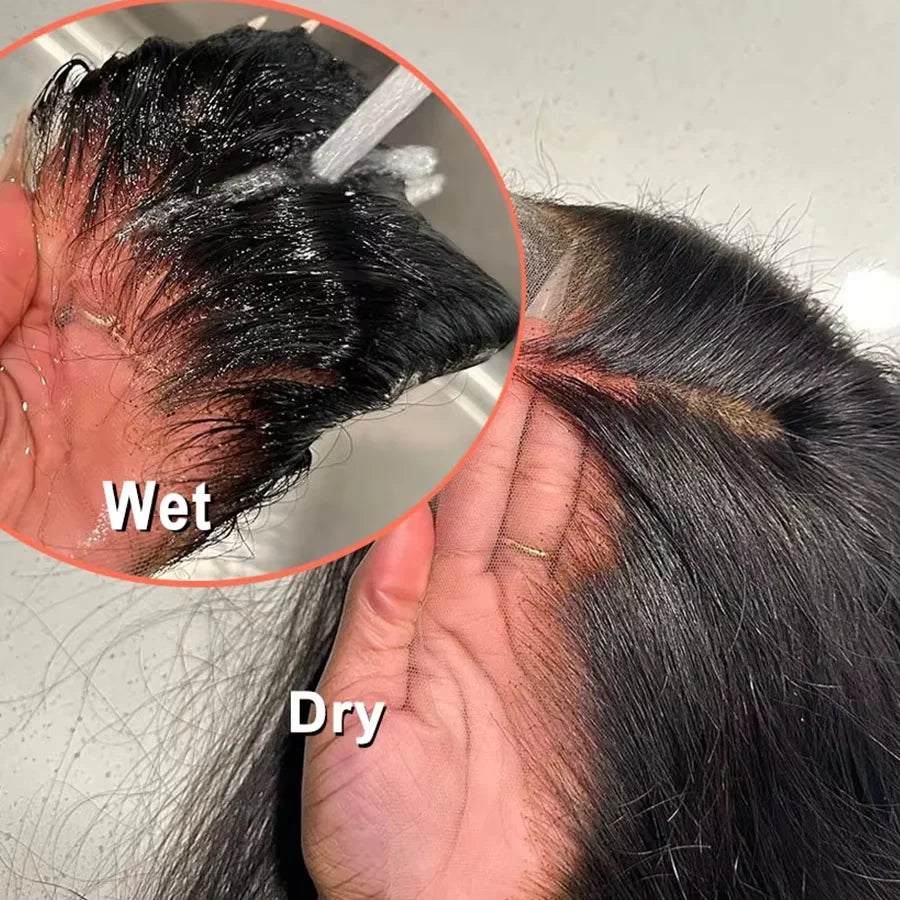 13X6 Lace Frontal 100% Human Hair 13X4 Straight Skinlike Real HD Lace Frontal Only Transparent Pre Plucked Virgin Raw Brazilian