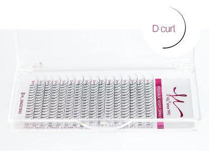 Wispy Fairy Eyelashes Individual Cluster Spikes Lash Wispy Premade Russian Matte Promade Wispy Spikes False Eyelash Extensiones