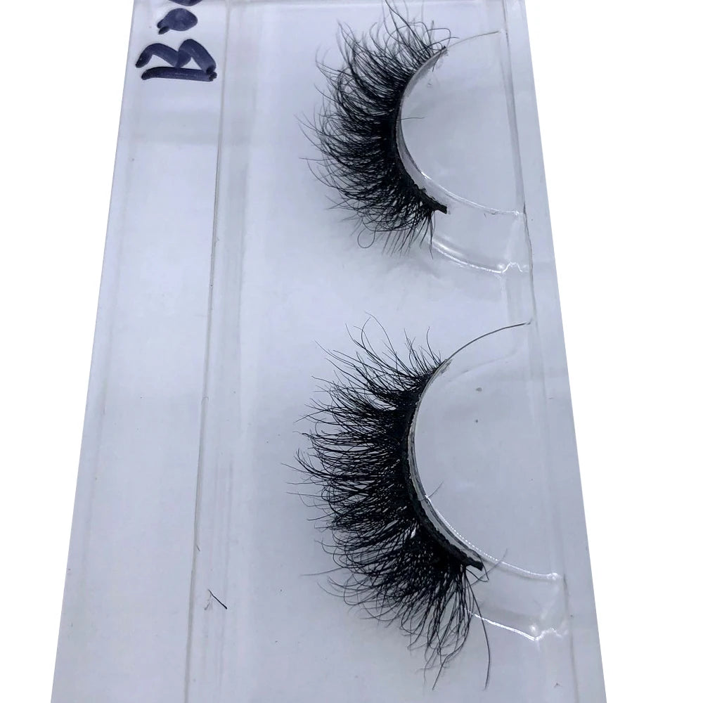 Bulk 3D Faux Mink Eyelashes Natural Thick Long False Eyelashes Wholesales Dramatic Fake Lashes Makeup Extension Eyelashes