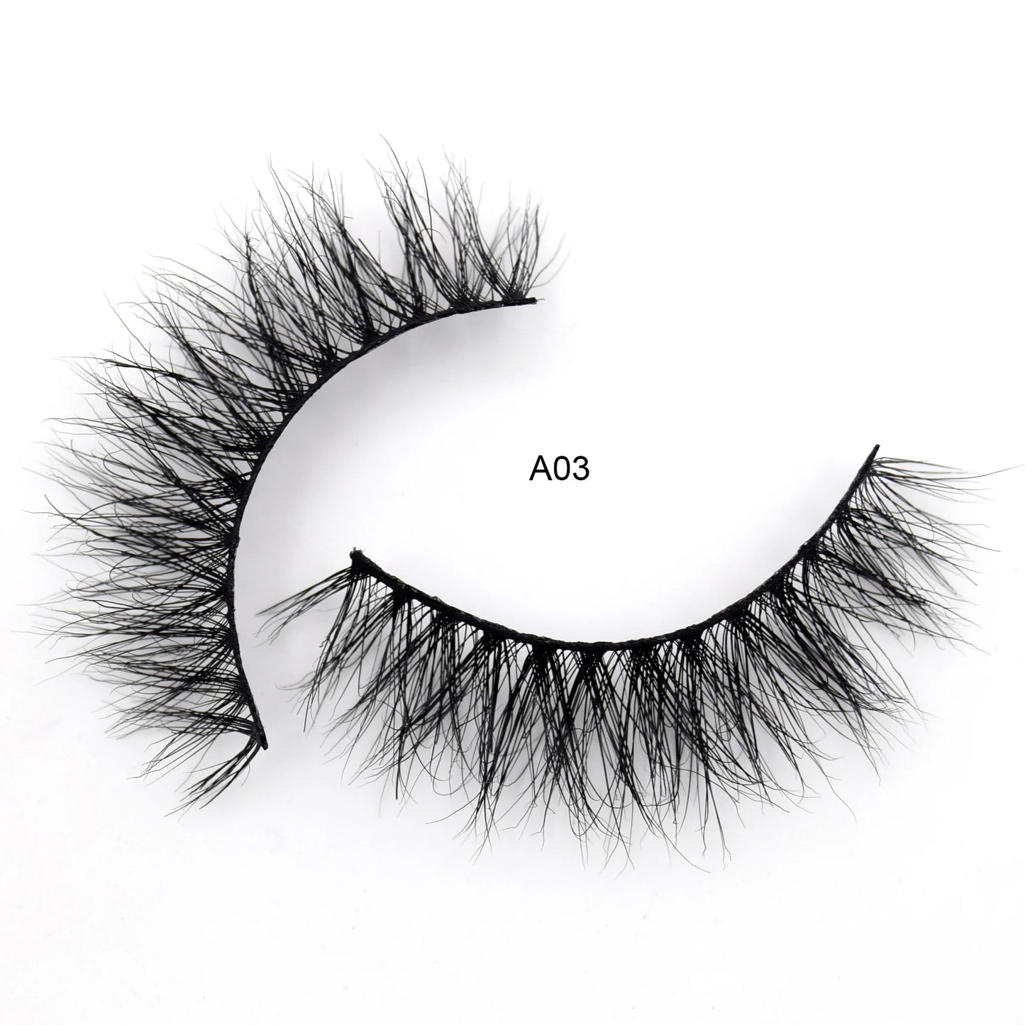 Visofree Mink Eyelashes 3D Mink Lashes Thick Crisscross Winged Eyelashes Cruelty Free Mink 1 Pair/box False Lashes D22