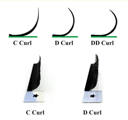 LAKANAKU YY Shape Volume Lashes Y Eyelash Extensions Cilia and Brazilian Volume Cashmere Mink Eyelash Extensions Cilios YY