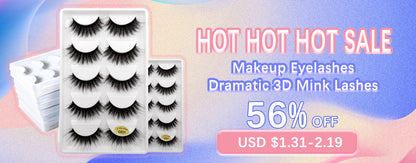 Natural Short False Mink Lashes 3/5/10 Pairs Extensions Eye Hair False Eyelashes 3D Faux Cils Soft Fluffy Eye Lashes for Beauty