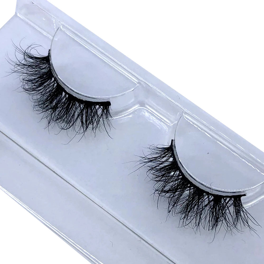 Bulk 3D Faux Mink Eyelashes Natural Thick Long False Eyelashes Wholesales Dramatic Fake Lashes Makeup Extension Eyelashes