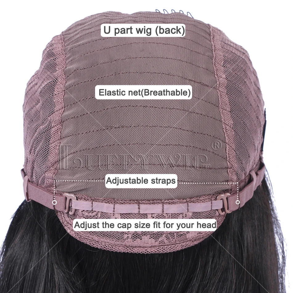 Kinky Curly V Part Wig Human Hair Upgrade Upart Wig No Leave Out Thin Part Kinky Curly Human Hair Wig 1x3 V-Part Wig 180%Density