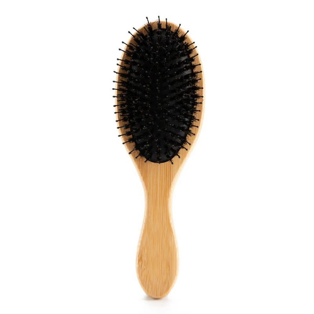 Soft Bristle Hair Brush Women Combs for Hair Wood HairBrush Detangle Straightener Brush Hair Comb Barber Accessories