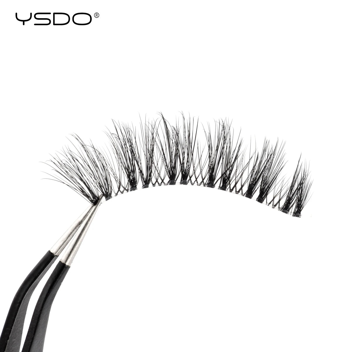 YSDO Natural Long Eyelashes 10 Pairs Wispy Soft 3D Mink Lashes Reusable Cat Eye Lashes Makeup Eyelash Extension Faux Cils