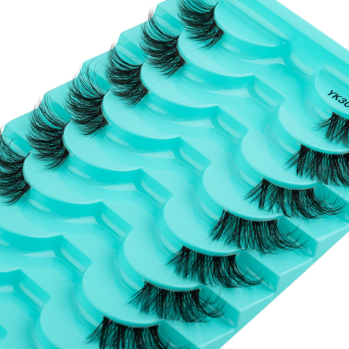 3D Mink Lashes 3/10 Pairs Cat Eye Half Lashes Natural Long False Eyelashes Strip Makeup Soft Fake Eyelash Extension Make Up Tool