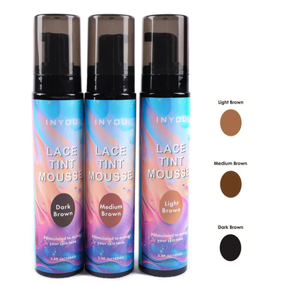 Lace Tint Mousse For Wigs - Long-Lasting, Easy To Apply And NaturaLooking Lace Tint Mousse